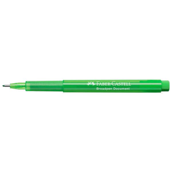Fibre tip pen Broadpen document grass green - #155466 – Faber