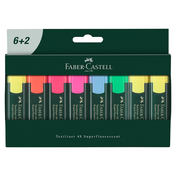 Faber-Castell 48 Textliner (Wallet of 6)