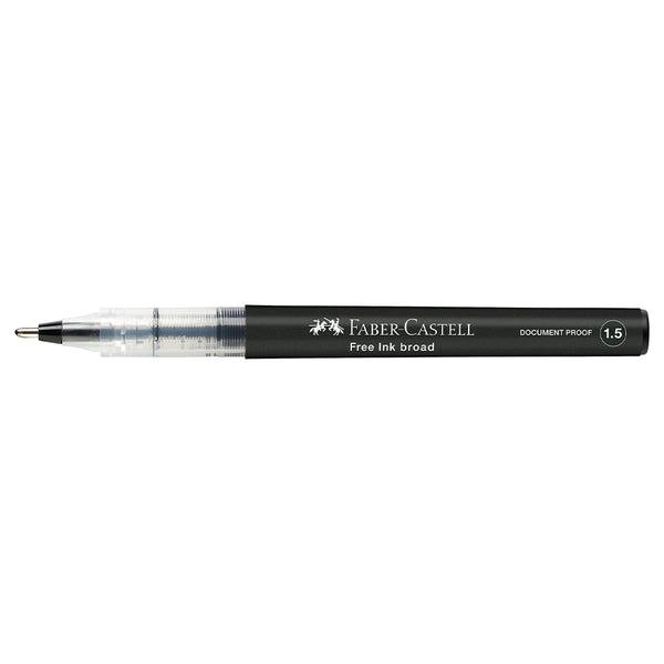 Free Ink rollerball, 1.5 mm, black - #348399 – Faber-Castell Shop