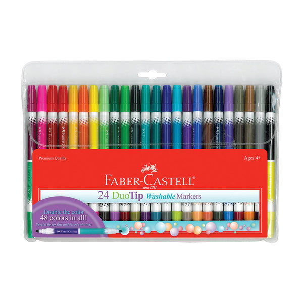 24 DuoTip Washable Markers #153024 – Faber-Castell Shop Canada