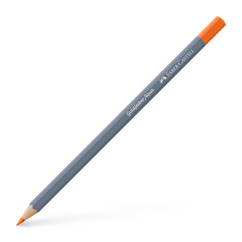 Goldfaber Aqua Watercolour pencil, dark cadmium orange - #114615