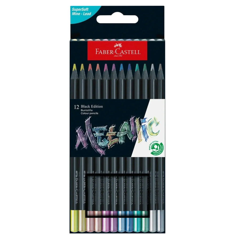 Coloured pencils Black Edition Metallic #116415 – Faber-Castell