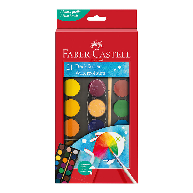 Paint box of 21 colours #125027