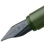 NEO slim Fountain Pen, Olive Green - Broad - #146153