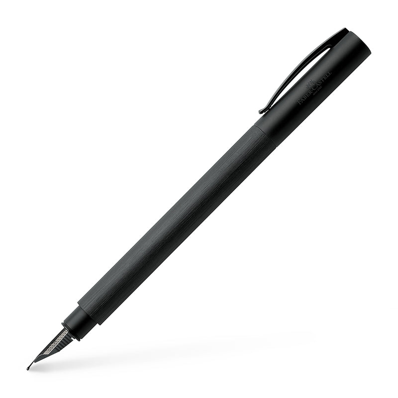 Ambition Fountain Pen, All Black - Broad - #147153