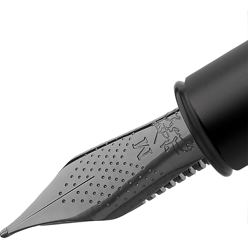 Ambition Fountain Pen, All Black - Broad - #147153