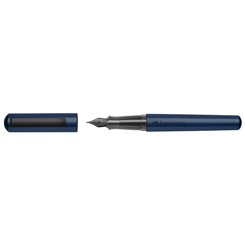 Hexo Fountain Pen, Blue - Broad- #150543