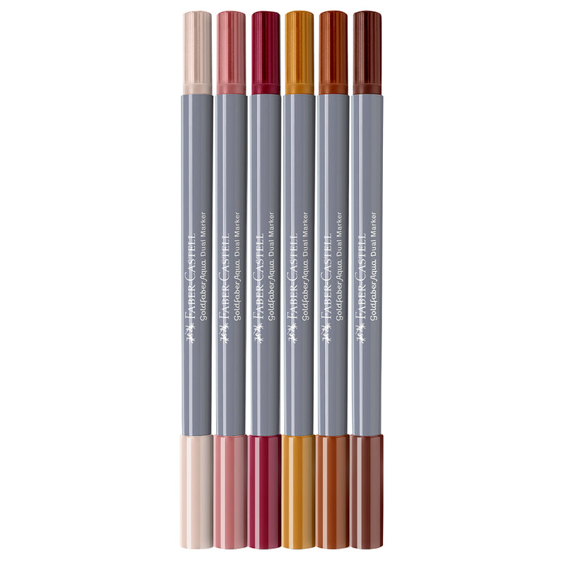 Goldfaber Aqua Dual Marker case of 6, boho - #164518