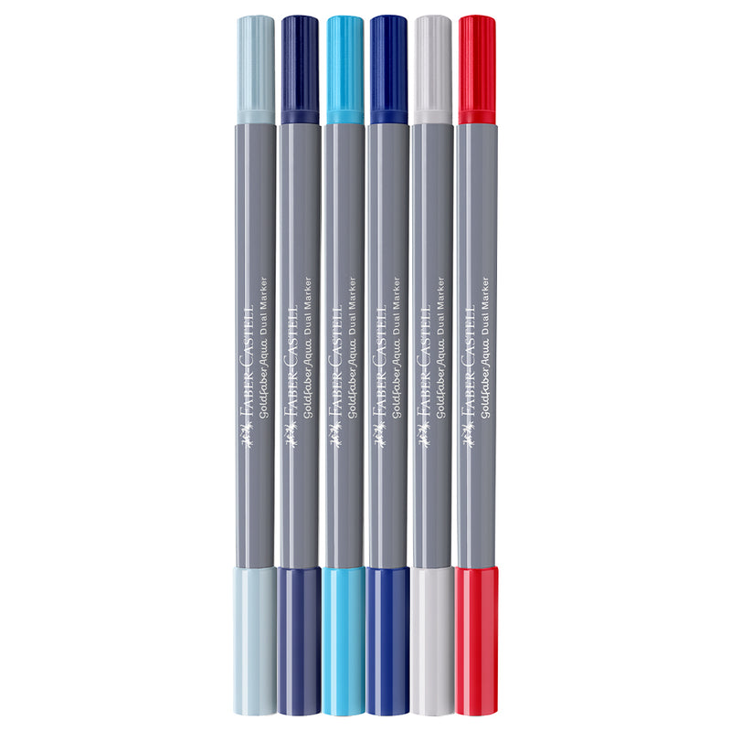 Goldfaber Aqua Dual Marker case of 6, sea - #164519