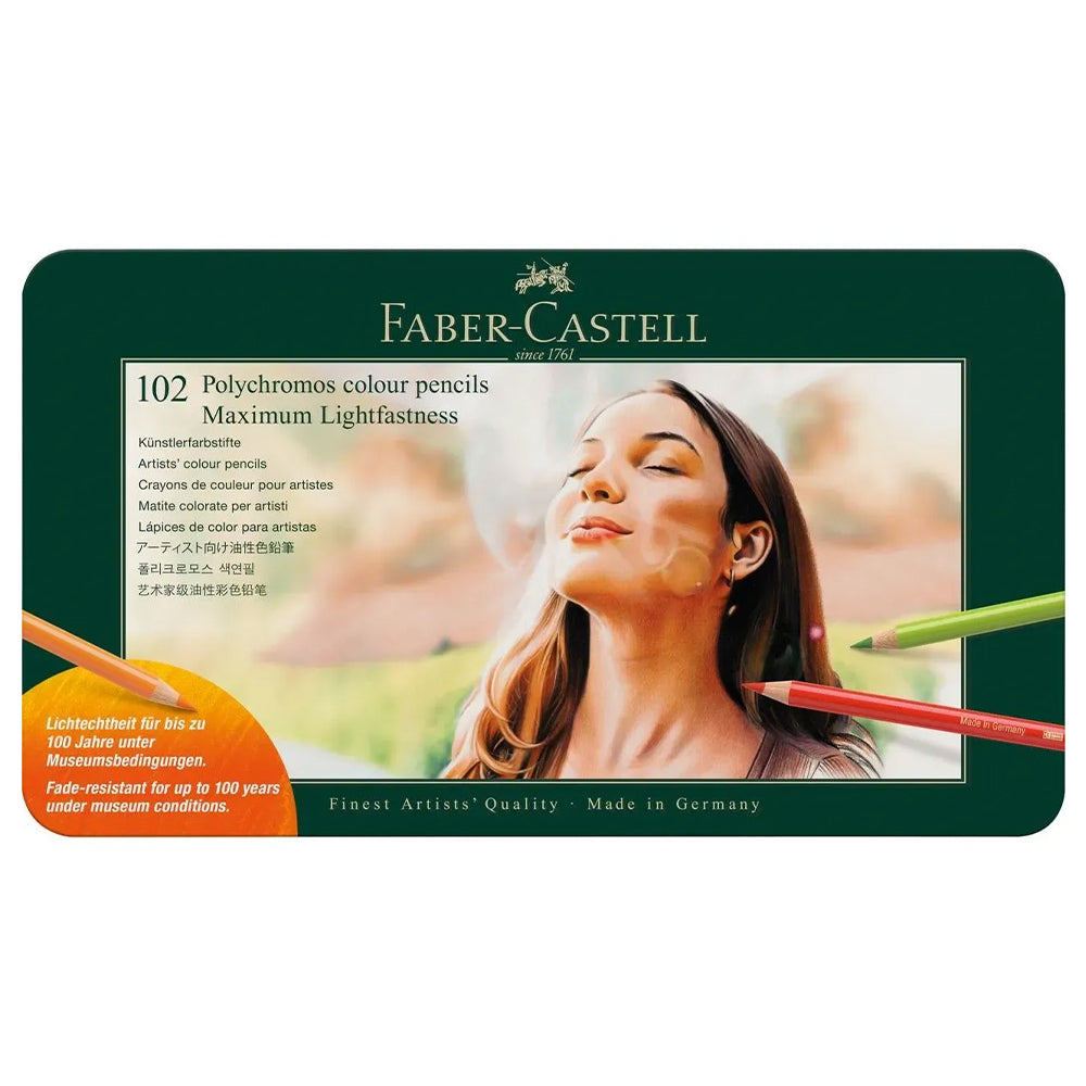Polychromos® Artists' Maximum Lightfastness Colour Pencils - Tin