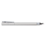 NEO slim Fountain Pen, Stainless Steel Shiny - Medium - #342000