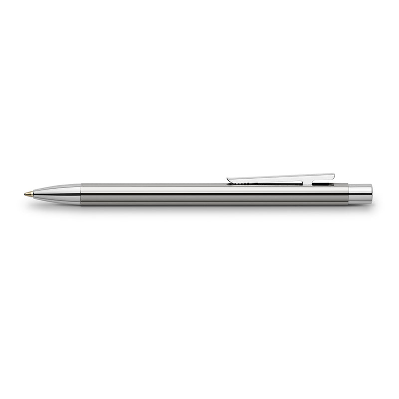 NEO slim Ballpoint Pen, Stainless Steel Shiny - #342020