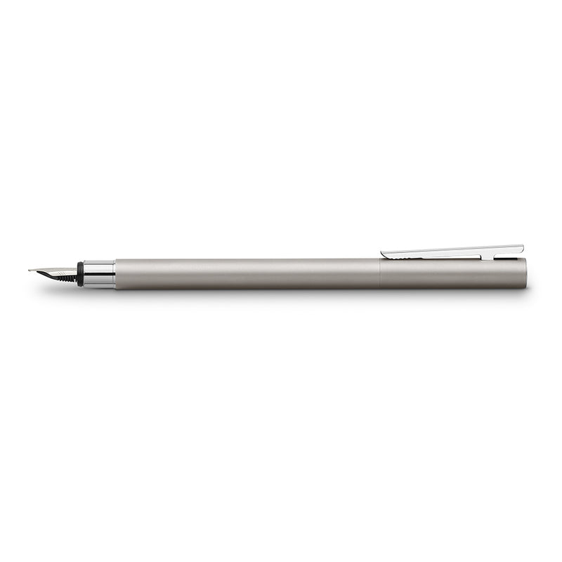 NEO slim Fountain Pen, Stainless Steel Matt - Fine - #342101