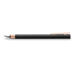 NEO slim Fountain Pen, Black/Rose - Broad - #343103