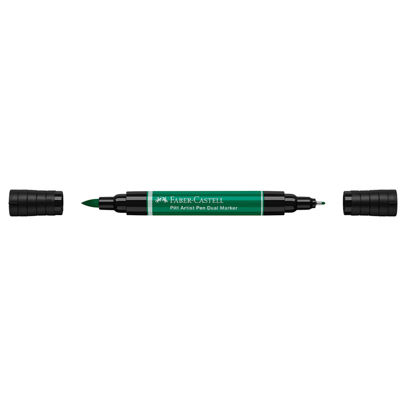 Pitt Artist Pen Dual Marker Dark Phthalo Green - #162164