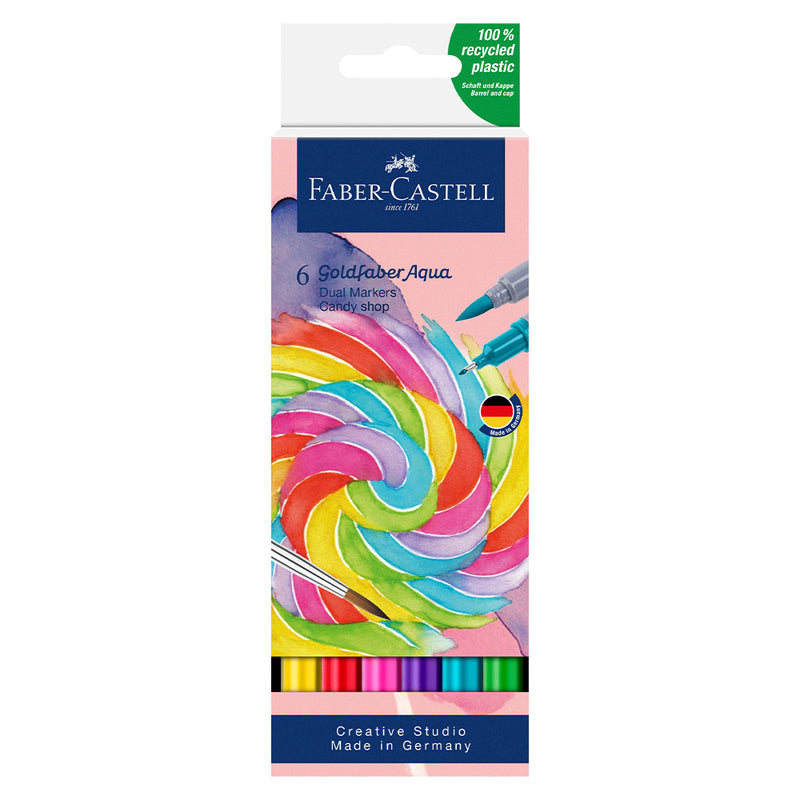 Goldfaber Aqua Dual Marker Case of 6 Candy Shop - #164528