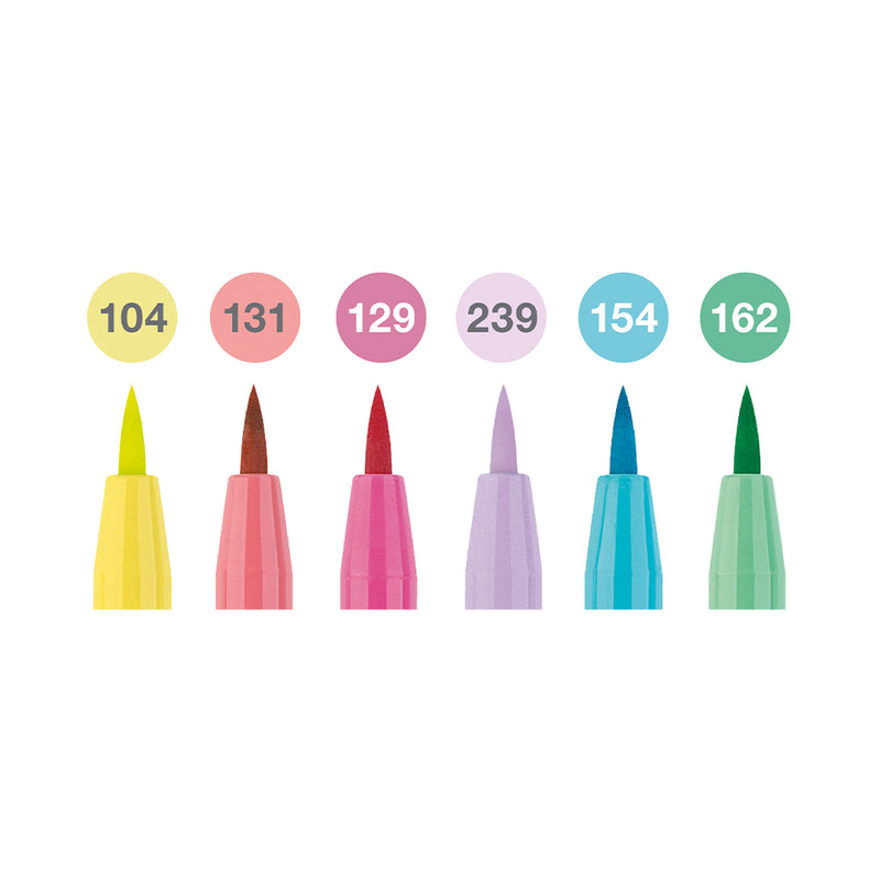Pitt Artist Pen® Brush, Pastel - Wallet of 6 - #167163