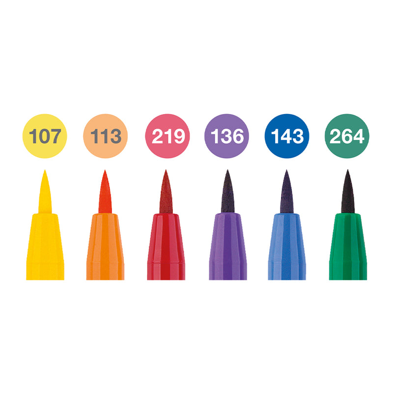 Pitt Artist Pen® Colour Wheel - Wallet of 6 - #167174