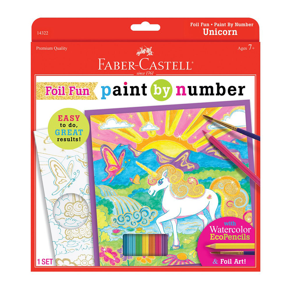 Paint by Number Unicorn Foil Fun - #14322 – Faber-Castell Shop Canada