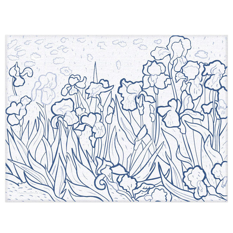 Paint by Number Museum Series – Irises - #14349 – Faber-Castell