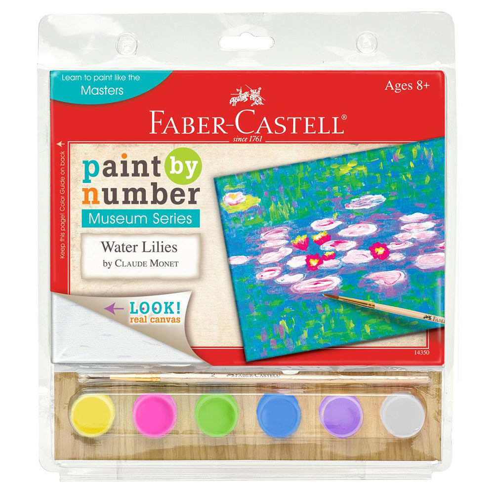 Paint by Number Museum Series Water Lilies 14350 Faber