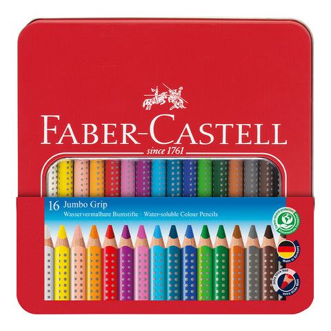 Faber-Castell Crayon de couleur « Jumbo Grip cahier & tableau