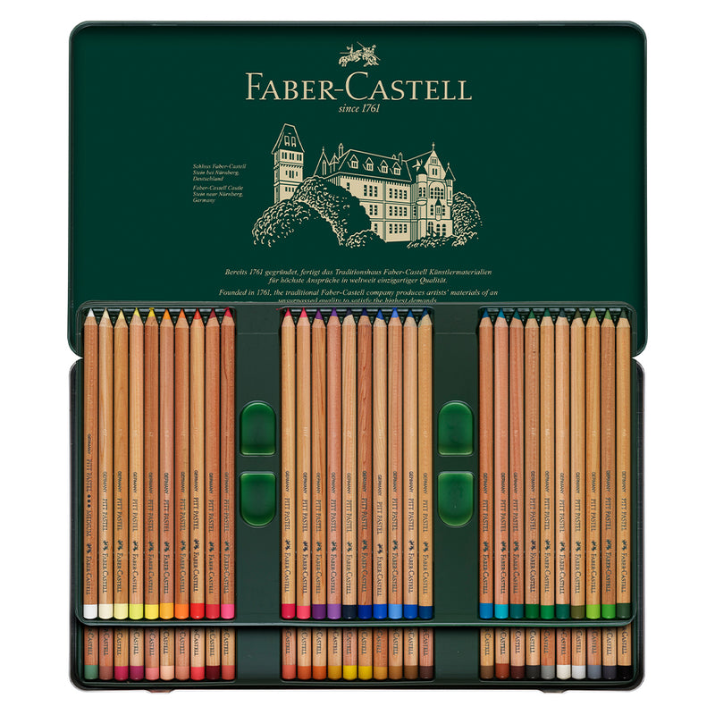 Pitt® Pastel Pencils - Tin of 60 - #112160 – Faber-Castell Shop Canada