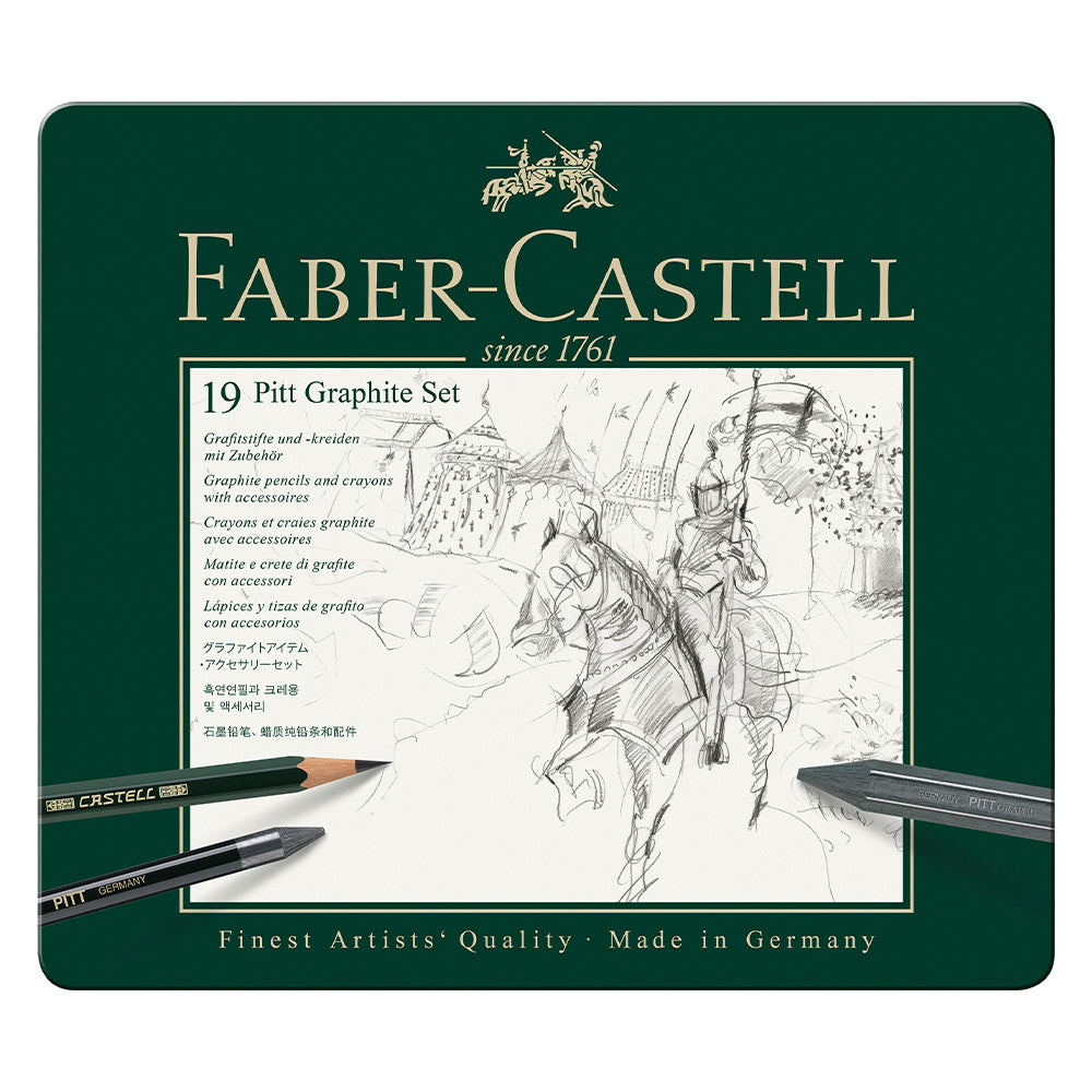 Pitt® Graphite Set - Tin of 19 - #112973 – Faber-Castell Shop Canada