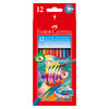Classic Colour watercolour pencils, cardboard wallet of 12 #114413