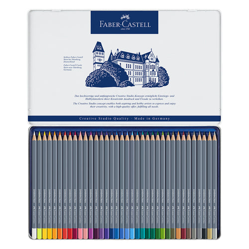 Goldfaber Aqua watercolour pencil, tin of 36 - #114636 - Faber-Castell Shop Canada