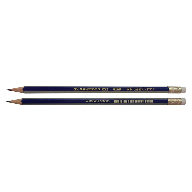 Goldfaber graphite pencil with eraser, HB - #116800 - Faber-Castell Shop Canada