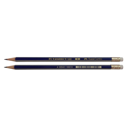 Goldfaber graphite pencil with eraser, B - #116801 - Faber-Castell Shop Canada