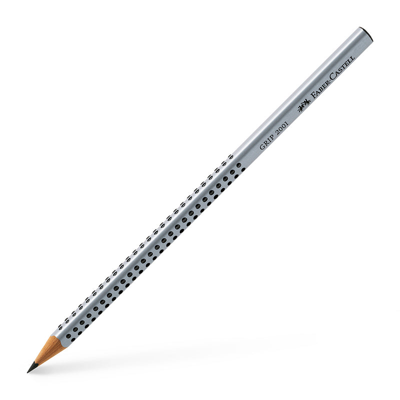 Grip 2001 graphite pencil, 2B, silver #117002