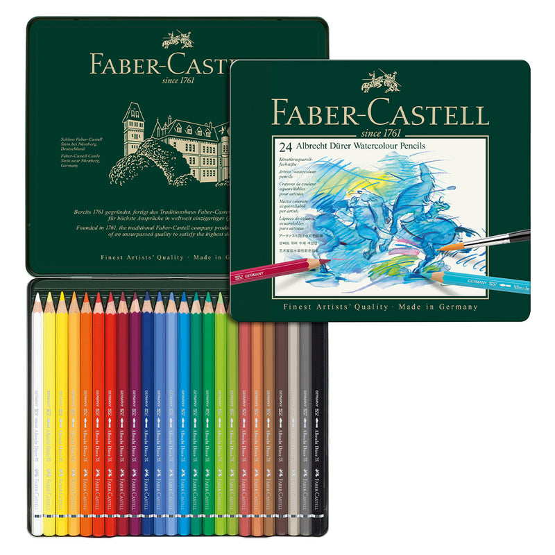 Albrecht Dürer® Artists' Watercolour Pencils - Tin of 24 - #117524 - Faber-Castell Shop Canada