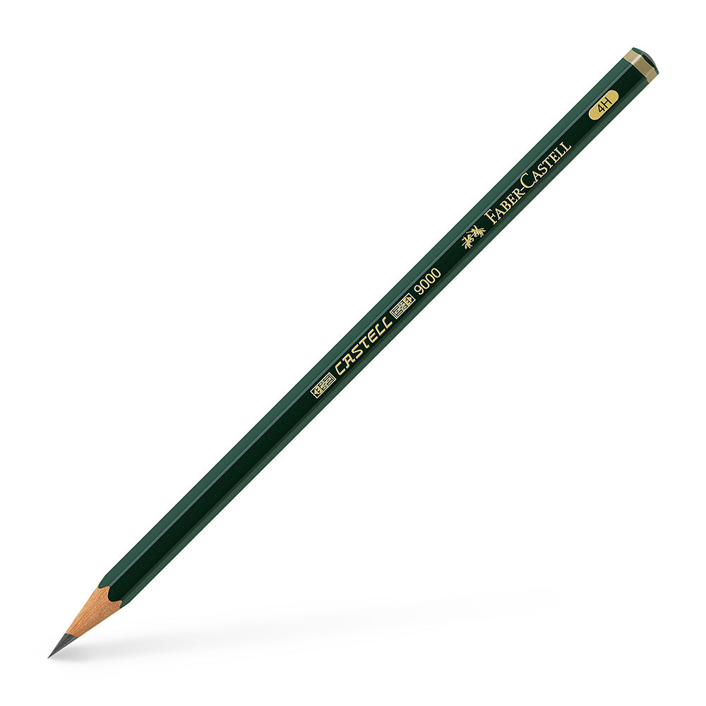 Castell® 9000 Graphite Pencil - 4H - #119014 – Faber-Castell Shop