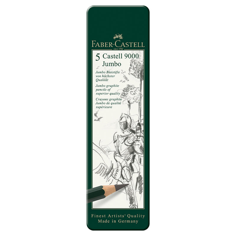 Castell® 9000 Jumbo Tin of 5 - #119305