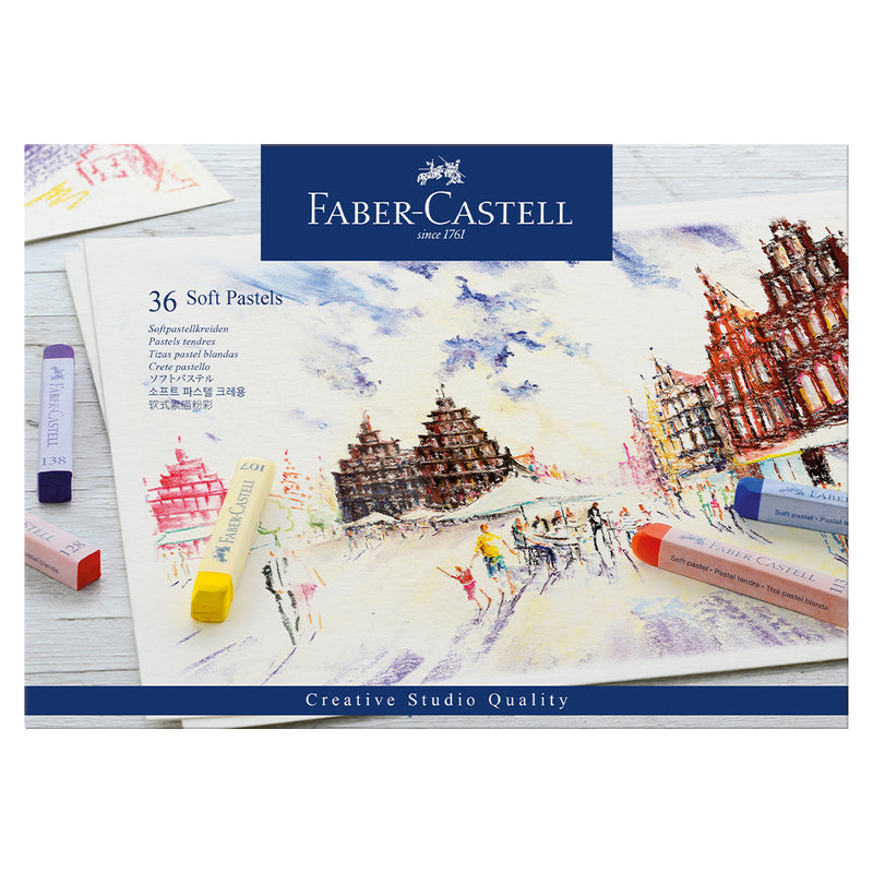 Soft pastels, cardboard wallet of 36 - #128336 - Faber-Castell Shop Canada