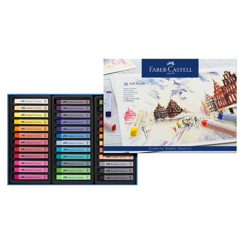 Soft pastels, cardboard wallet of 36 - #128336 - Faber-Castell Shop Canada
