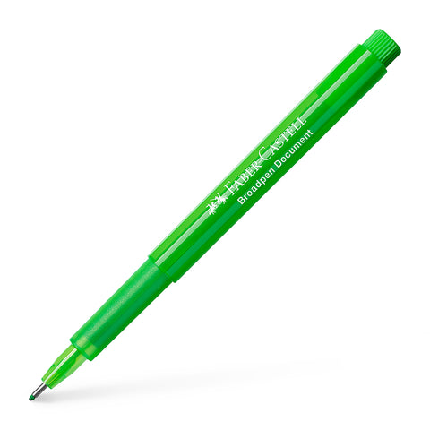 Fibre tip pen Broadpen document grass green - #155466 – Faber