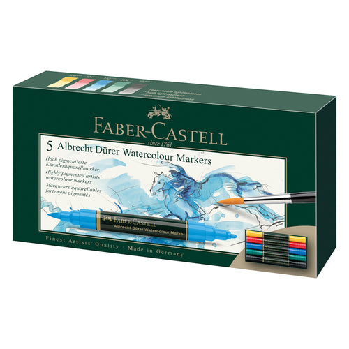 Albrecht Dürer® Watercolor Markers - Gift Box of 5 - #160305 - Faber-Castell Shop Canada