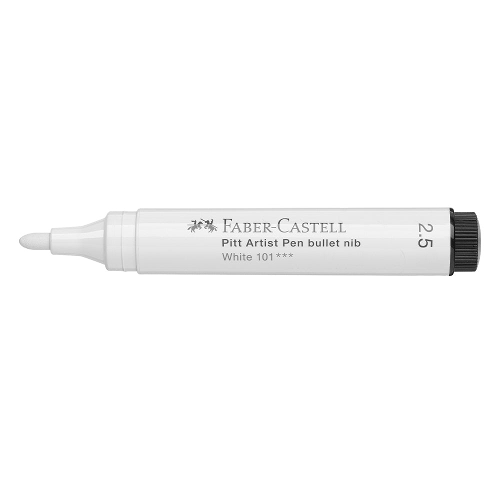 Faber Castell - Feutre Pitt Artist Pen Brush - 101 Blanc