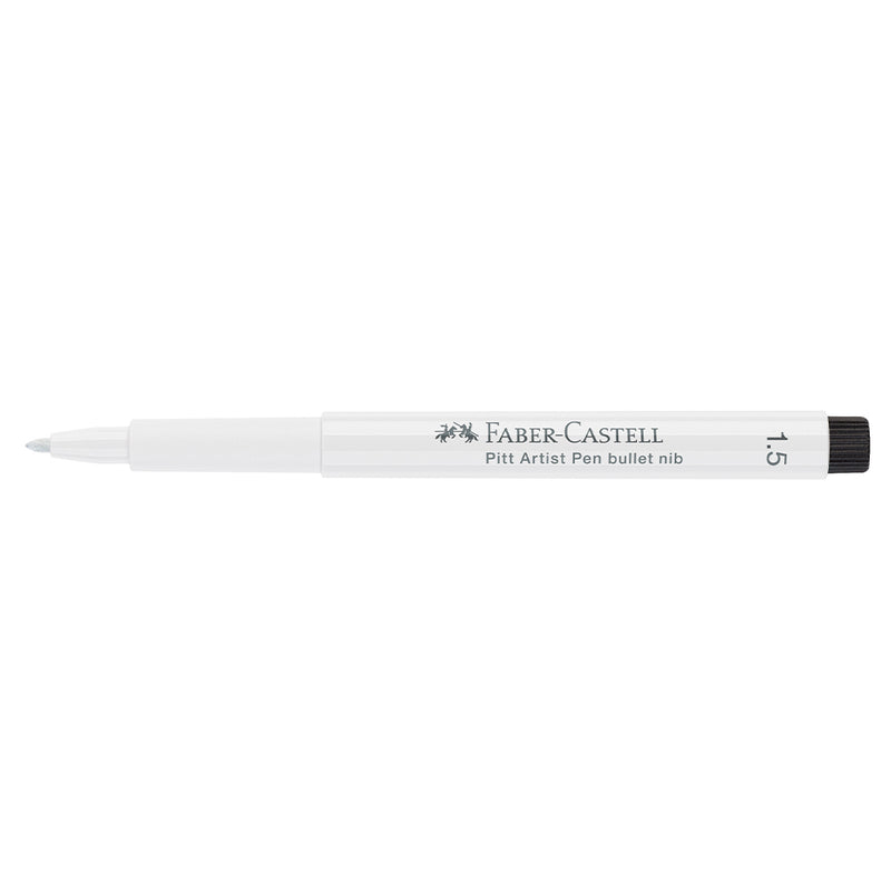 Pitt Artist Pen® 1.5mm Bullet Tip - #101 White - #167893 - Faber-Castell Shop Canada