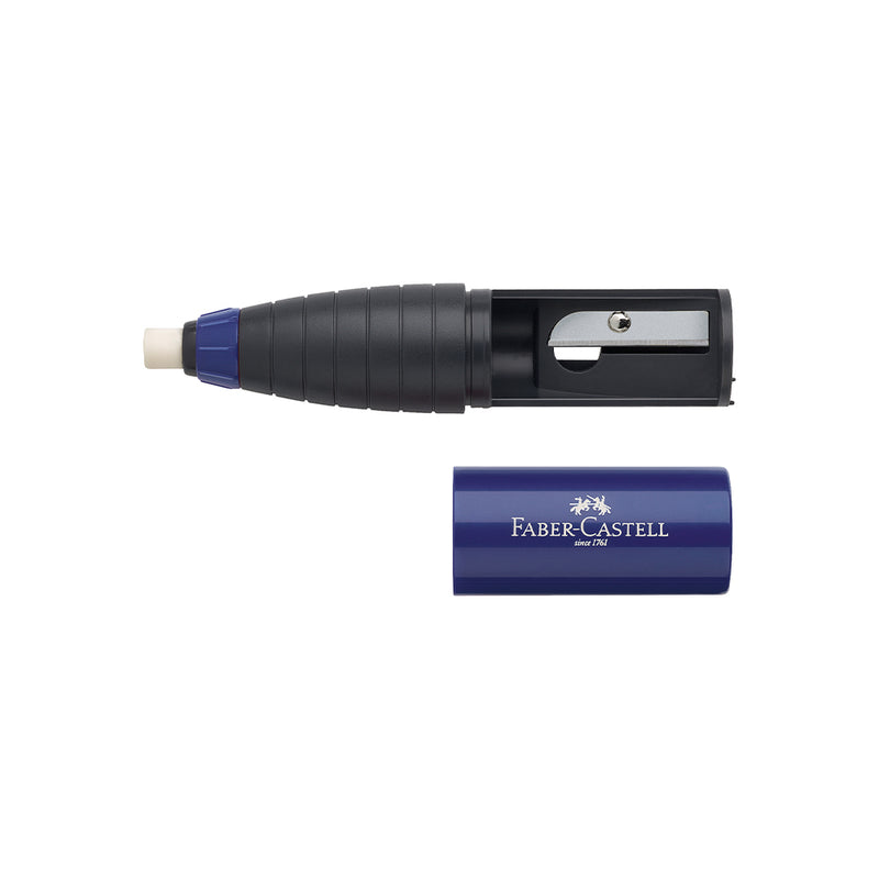 Eraser-sharpener combi, blue, #184401