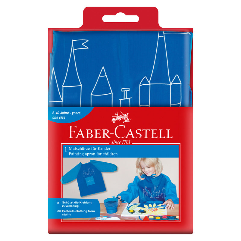 Painting apron for children, blue #201203