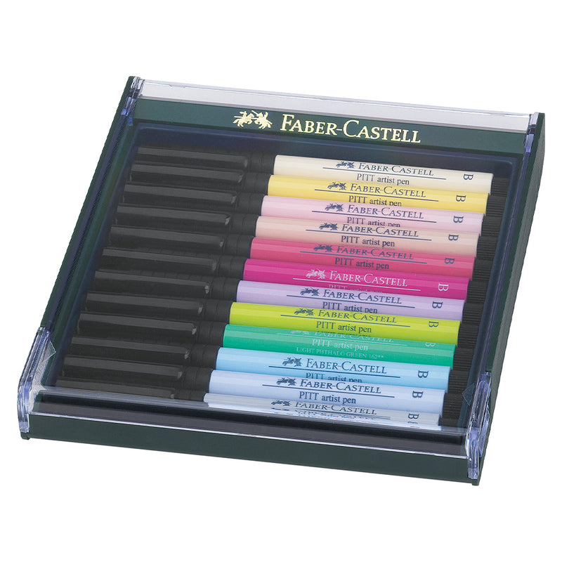 Pitt Artist Pen® Brush - Pastel tones - set of 12 - #267420