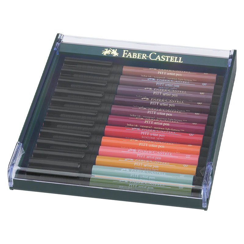 Pitt Artist Pen® Brush - Earth tones - set of 12 - #267422