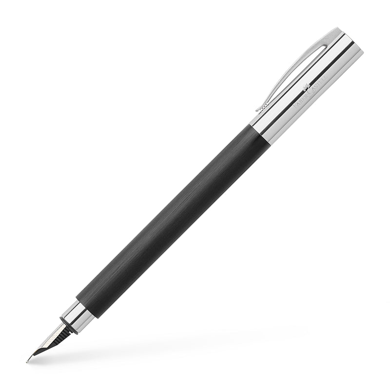 Ambition Fountain Pen, Black Resin - Broad - #148143 - Faber-Castell Shop Canada