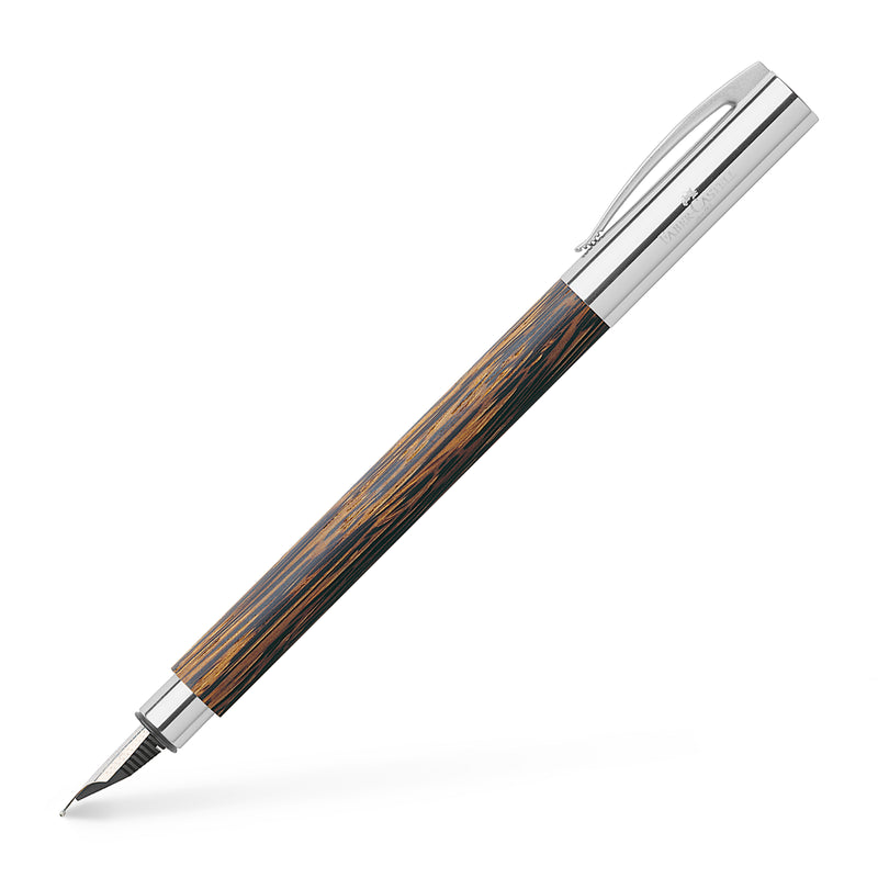 Ambition Fountain Pen, Coconut Wood - Broad - #148173 - Faber-Castell Shop Canada