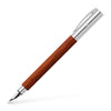 Ambition Fountain Pen, Pearwood Brown - Fine - #148181 - Faber-Castell Shop Canada