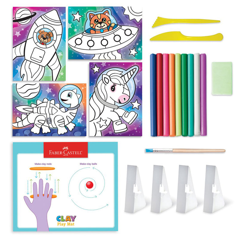 Do Art Colouring with Clay Space Pets - #14347